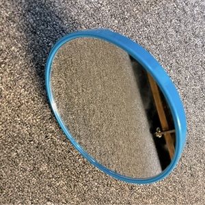 ⭐️Make-up mirror w back space for brushes, make-up, hair ties etc.New NEVER USE!